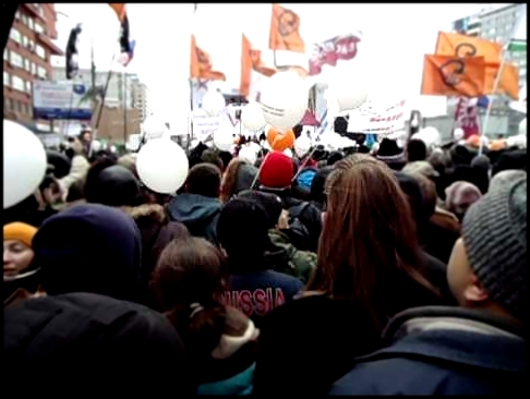 Видеоклип на песню С чего начинается Родина - 24 декабря 2011 Митинг на пр. Сахарова -  Вася Обломов