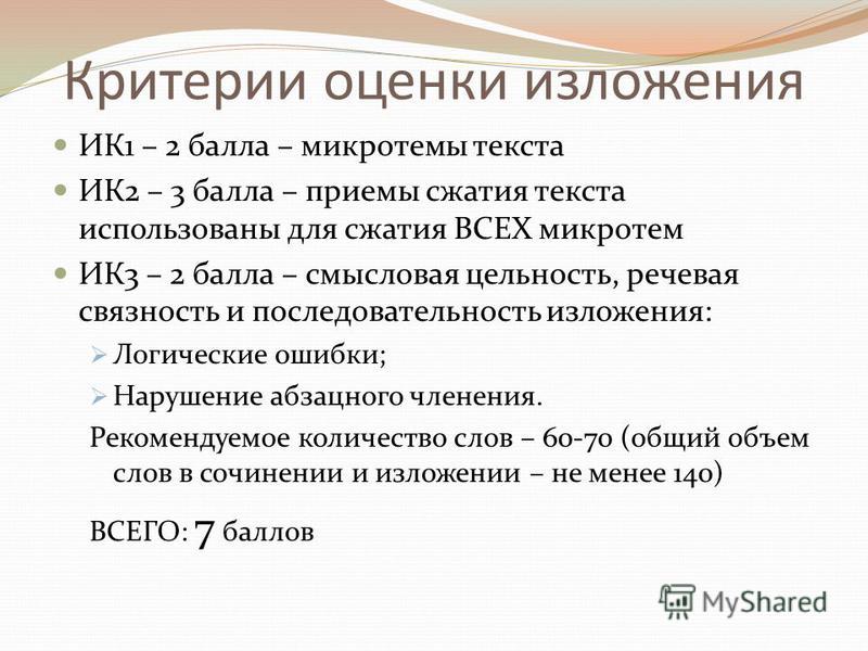 Аудио-изложение - ОГЭ русский язык 9 класс фото