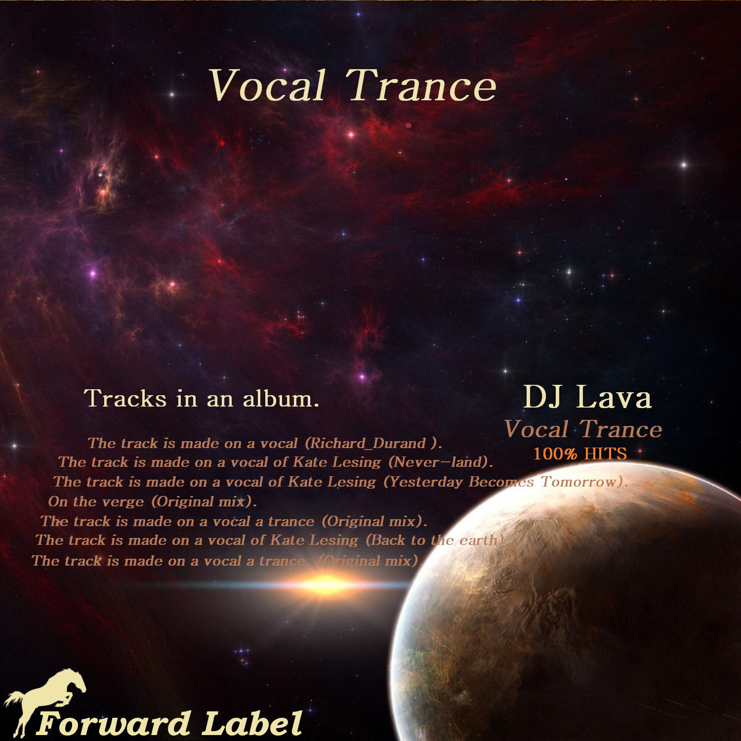DJ Lava - The Track Is Made On a Vocal a Trance фото