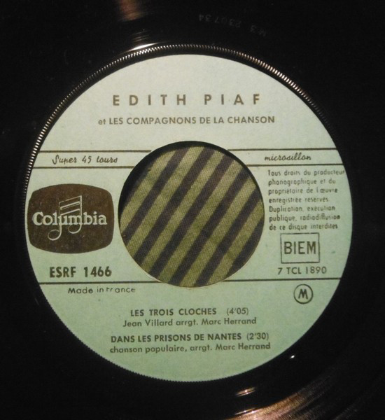 Edith Piaf, Les compagnons de la chanson - Il y avait фото