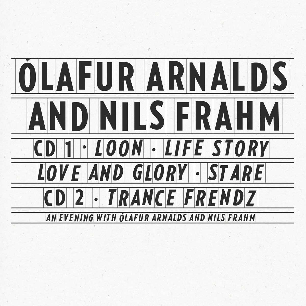 Ólafur Arnalds & Nils Frahm - M фото