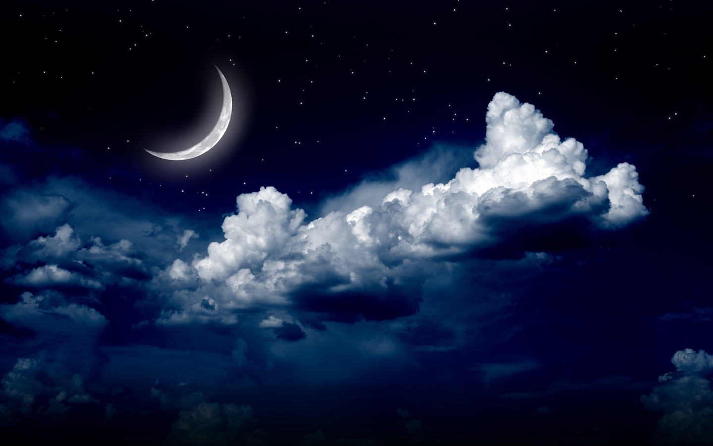 2017  - ✌ - Кристина - Луна в небе синяя фото