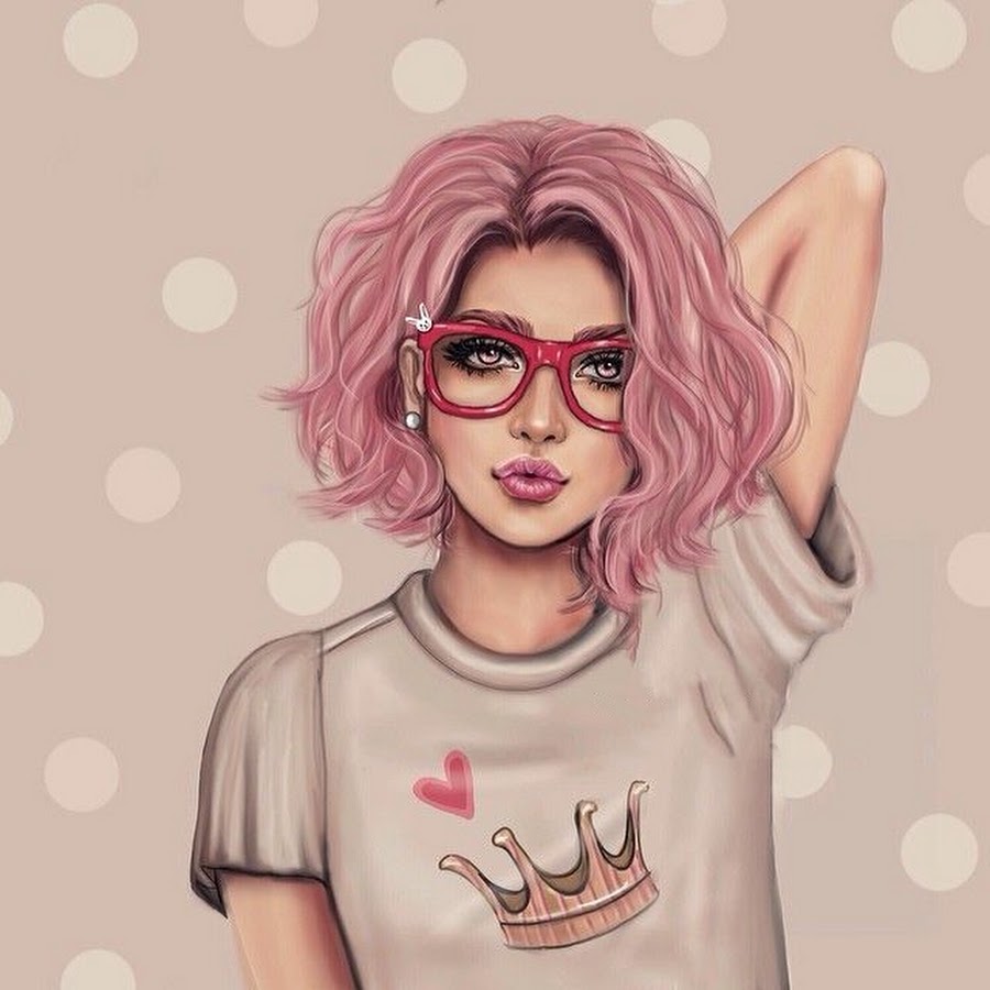 Girly_m с розовыми волосами