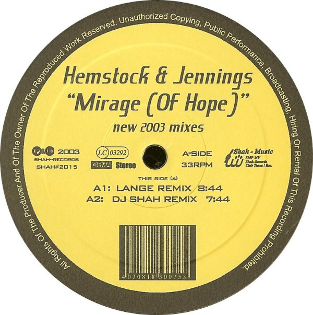 Hemstock & Jennings - Mirage of Hope -mix - Хорошая, приятная, ну грузящая мелодия для души и релаксации фото